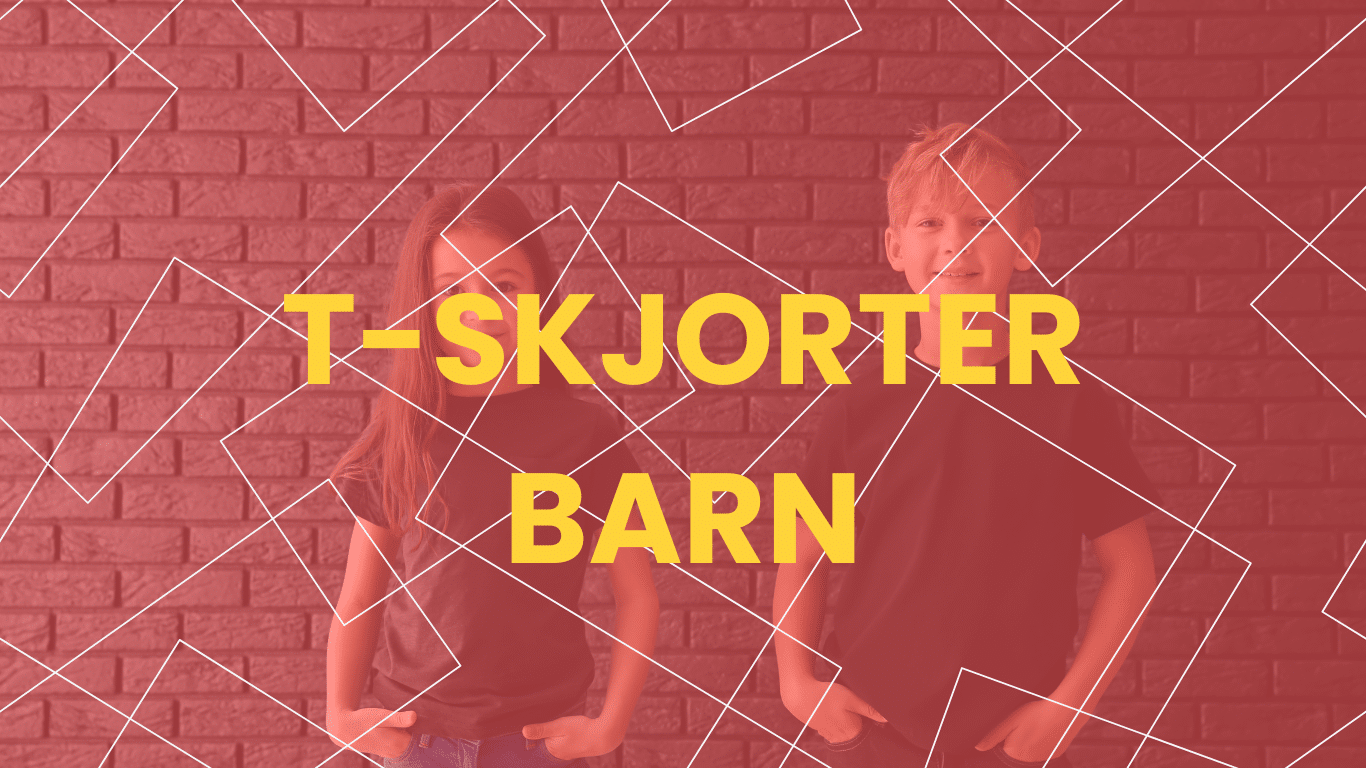Profilioo T-skjorter barn produktkategori sidebilde